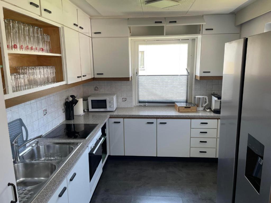 Kuchyň nebo kuchyňský kout v ubytování my Relaxs little Villa