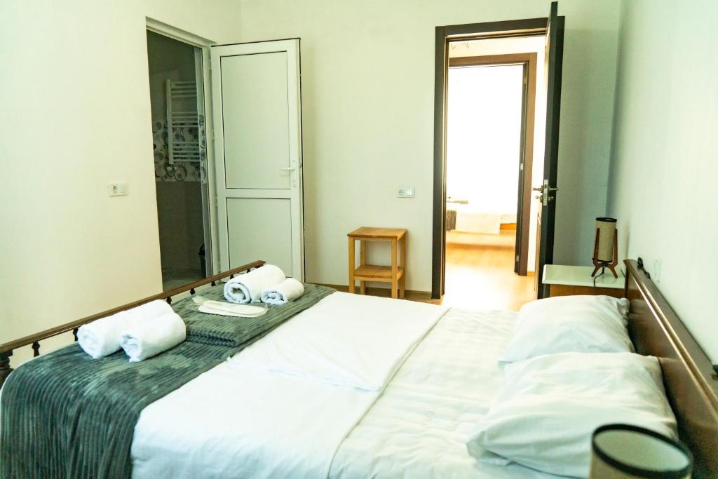 Postel nebo postele na pokoji v ubytování Orenda