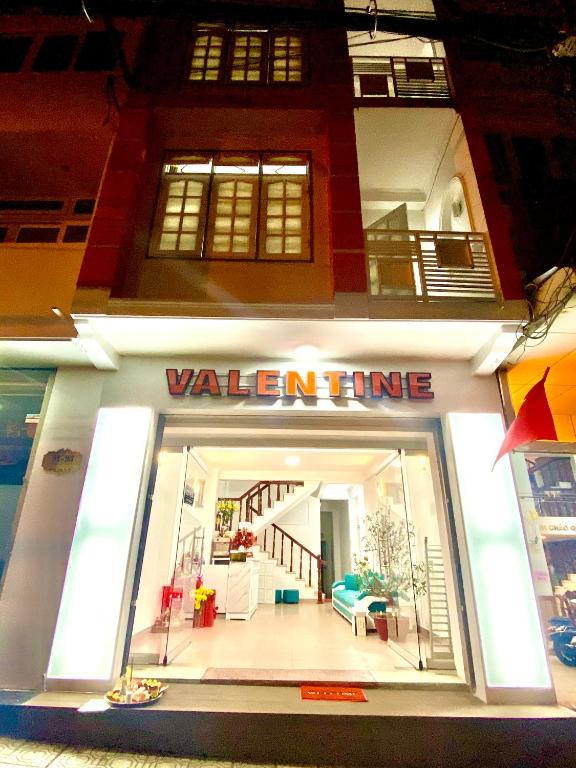 a lego model of a building with avalentine sign on it at VALENTINEdalat Hotel in Da Lat