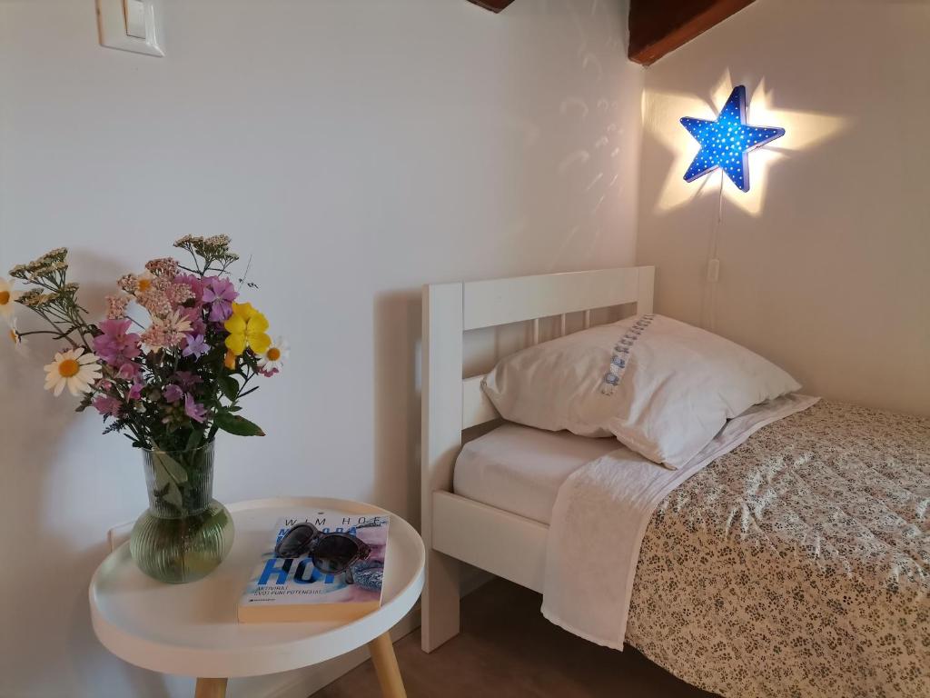 Postel nebo postele na pokoji v ubytování Apartment Harmony