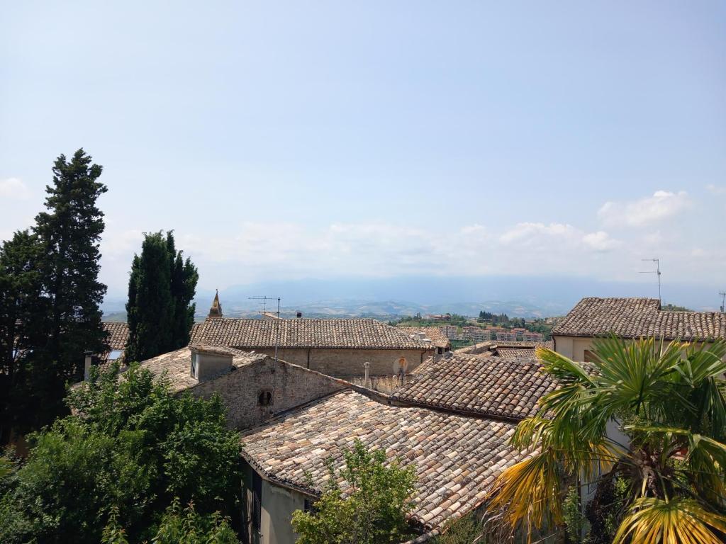 a view of roofs of buildings in a town at Al comune in Atri