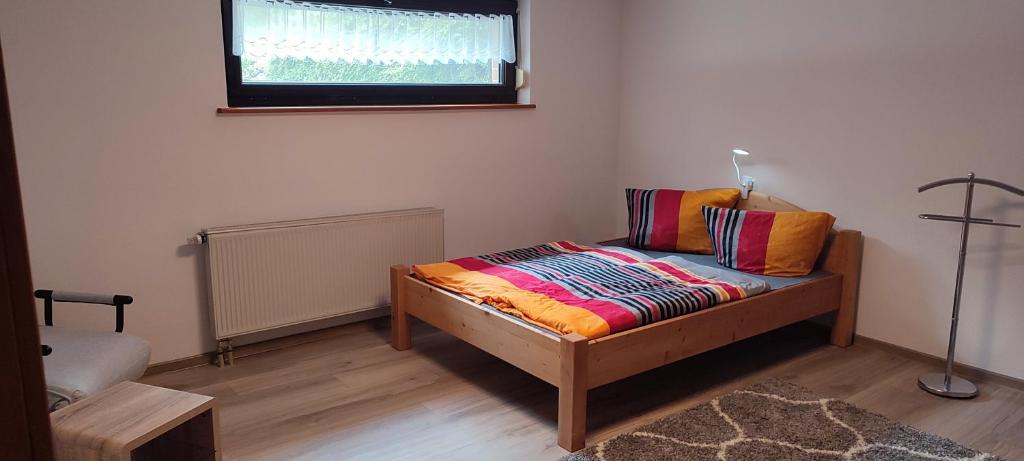 Postel nebo postele na pokoji v ubytování Apartments Achterblick