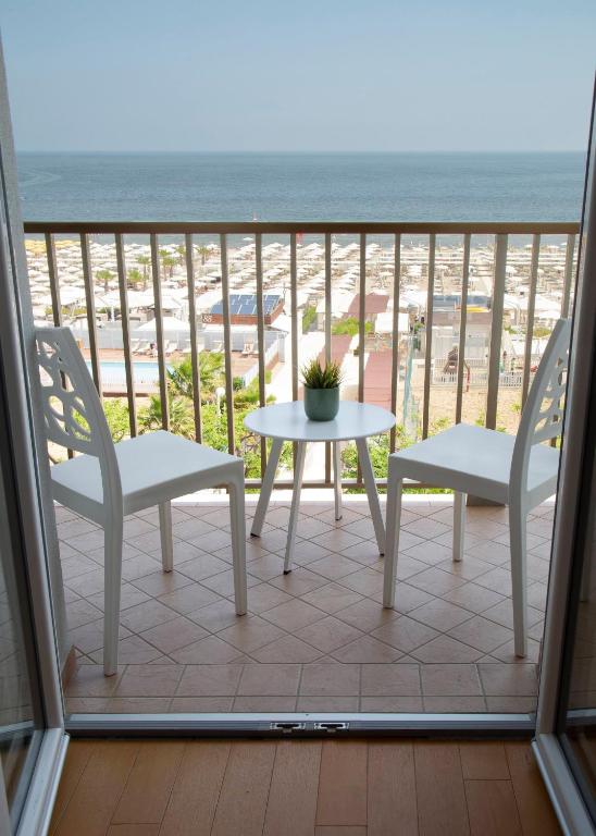 Balkon lub taras w obiekcie Hotel Mon Cheri