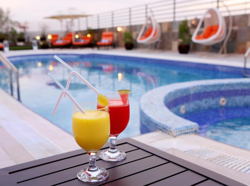 Bazén v ubytování Icon Delux Hotel Apartments Al Barsha - Formerly Abidos nebo v jeho okolí