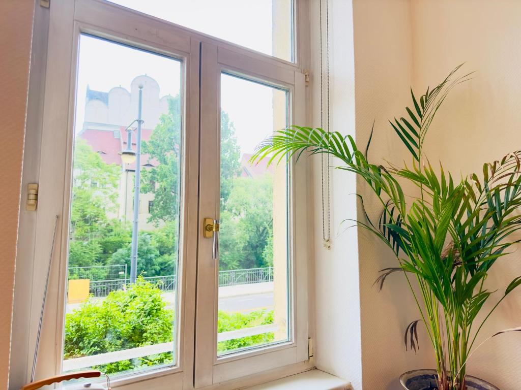 Saale, Marktplatz Zentrum, Apartmenthaus am Dom von Plant Room - Deluxe Double Room With Shower