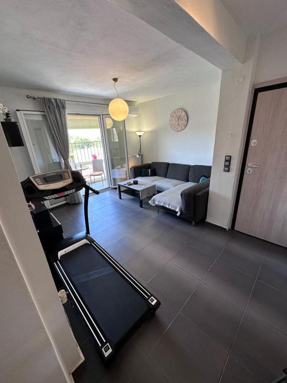 Postel nebo postele na pokoji v ubytování Olia apartment
