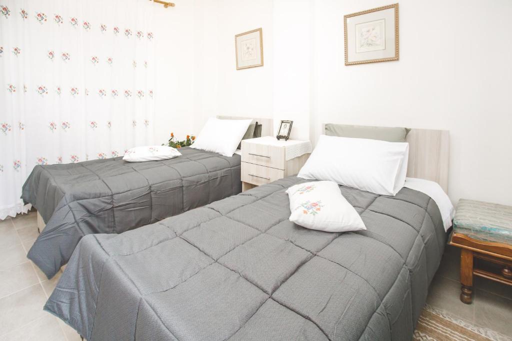 Ένα ή περισσότερα κρεβάτια σε δωμάτιο στο Froso's Home
