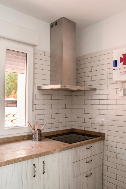 Kuchyňa alebo kuchynka v ubytovaní Casas rurales La Carrasca