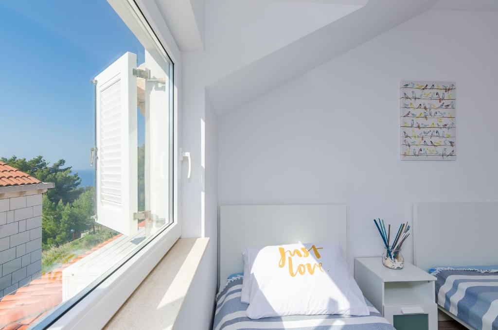 Balkón alebo terasa v ubytovaní Apartment Sea Shell