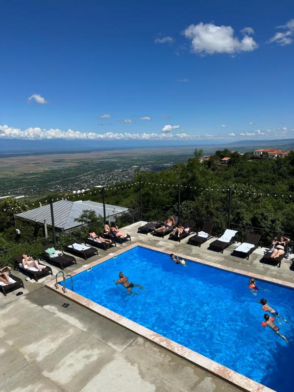 Bazén v ubytování Boutique Hotel BelleVue nebo v jeho okolí