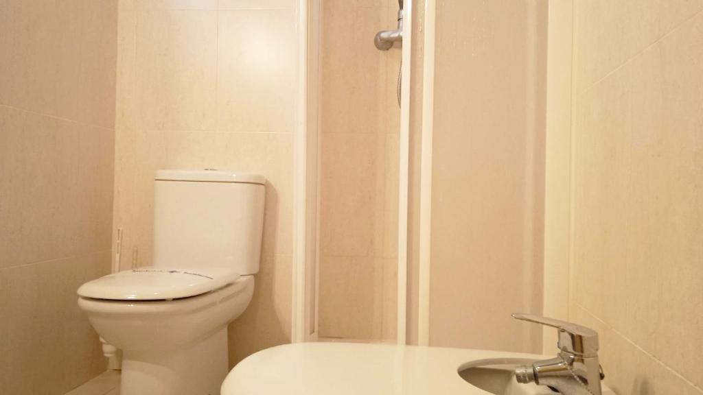 Koupelna v ubytování Apartamentos Capricho 3000