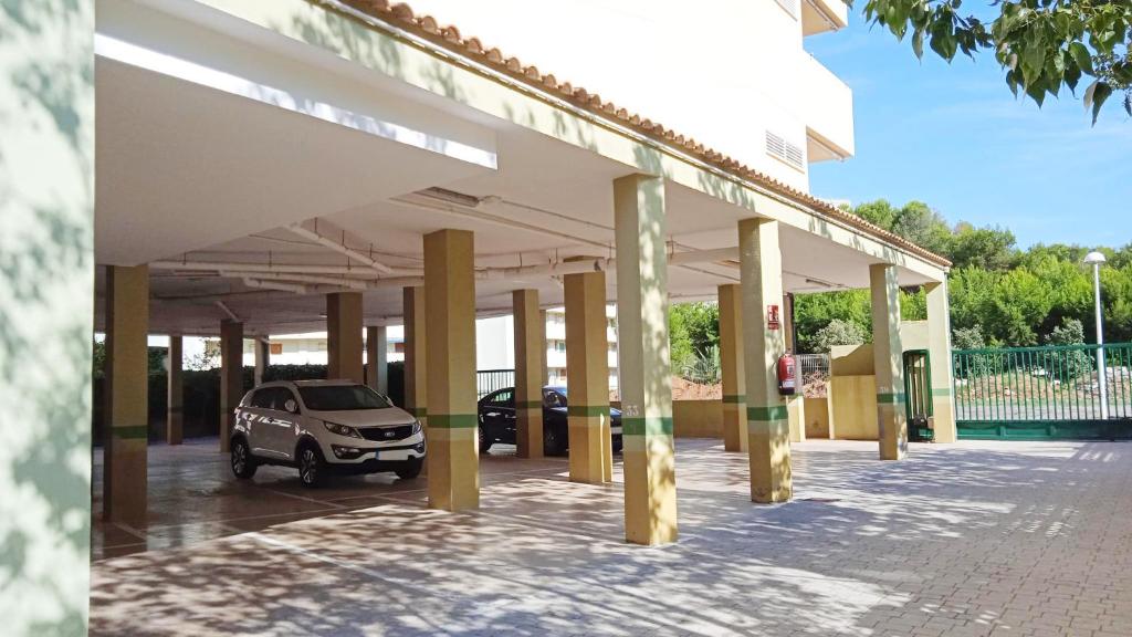 Bazén v ubytování Apartamentos Capricho 3000 nebo v jeho okolí