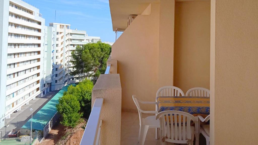 Balkón nebo terasa v ubytování Apartamentos Capricho 3000