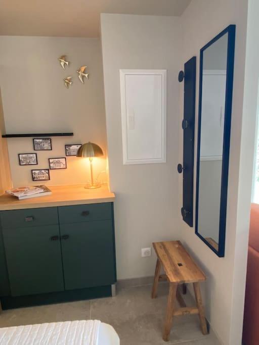 Postel nebo postele na pokoji v ubytování LIS ESTELLO - Gîte à FLAYOSC VAR