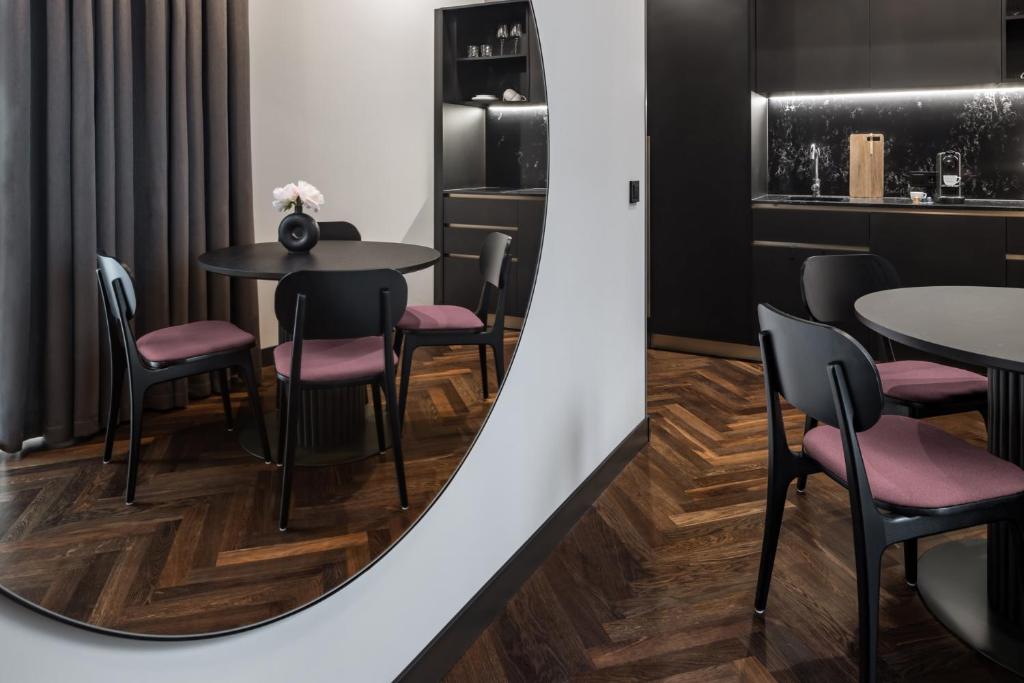 Posezení v ubytování AMANO Home Leipzig