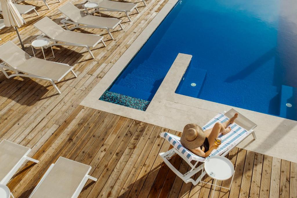 Bazén v ubytovaní Hotel Plaza alebo v jeho blízkosti