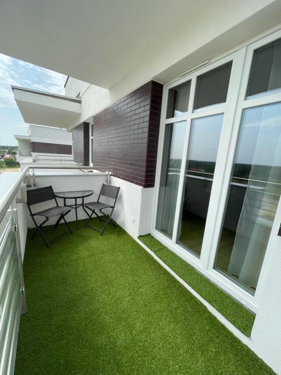 Balkón nebo terasa v ubytování Apartament Pirat