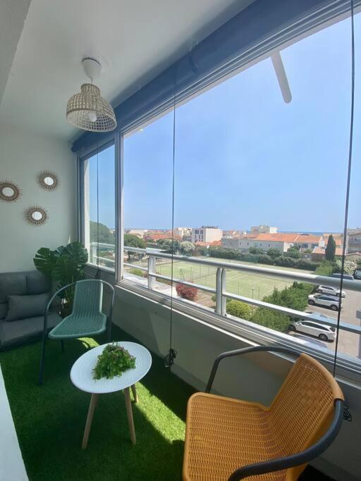 Balkón nebo terasa v ubytování *Les Voiliers, Studio, Vue sur Mer, Wifi, Parking*