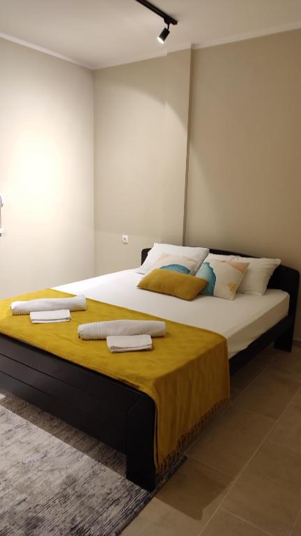 Postel nebo postele na pokoji v ubytování Apartman Front