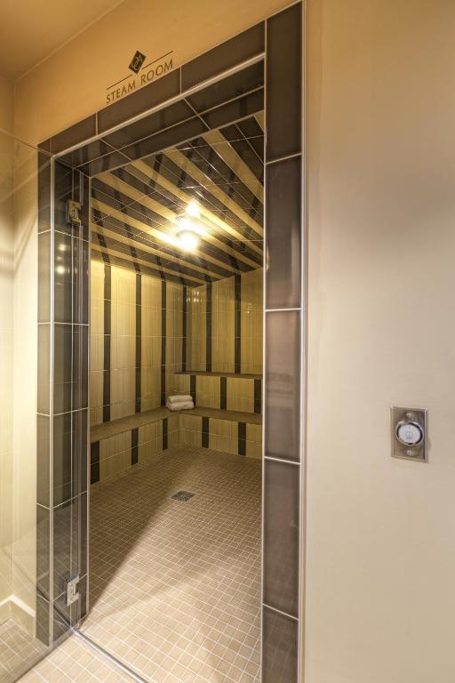 Koupelna v ubytování Hotel Ballard