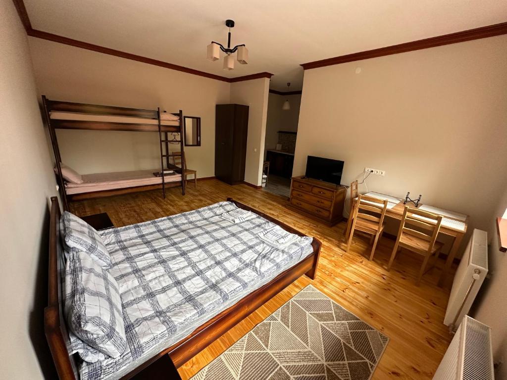 Postel nebo postele na pokoji v ubytování Bereg-Travel