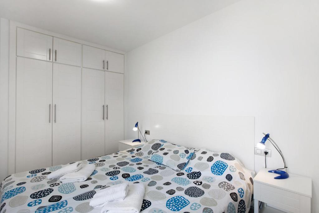 Posteľ alebo postele v izbe v ubytovaní Casa Médano 20 en el Médano