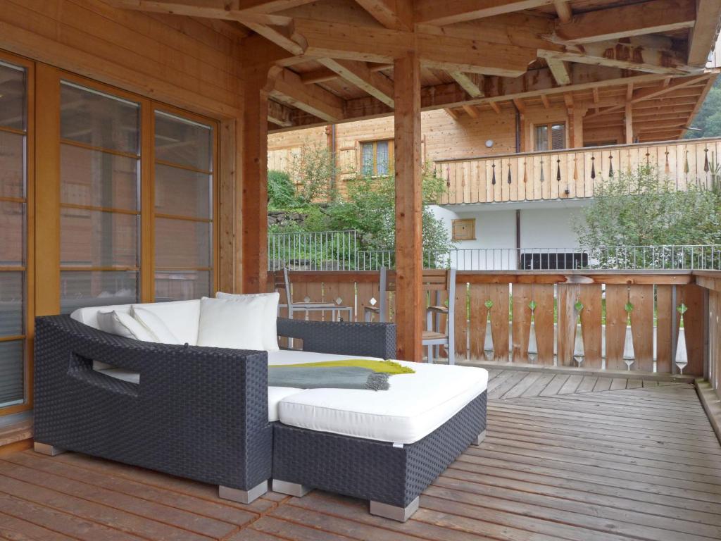 Balkón nebo terasa v ubytování Apartment Panoramapark Soleil Haus D Apt 3 by Interhome