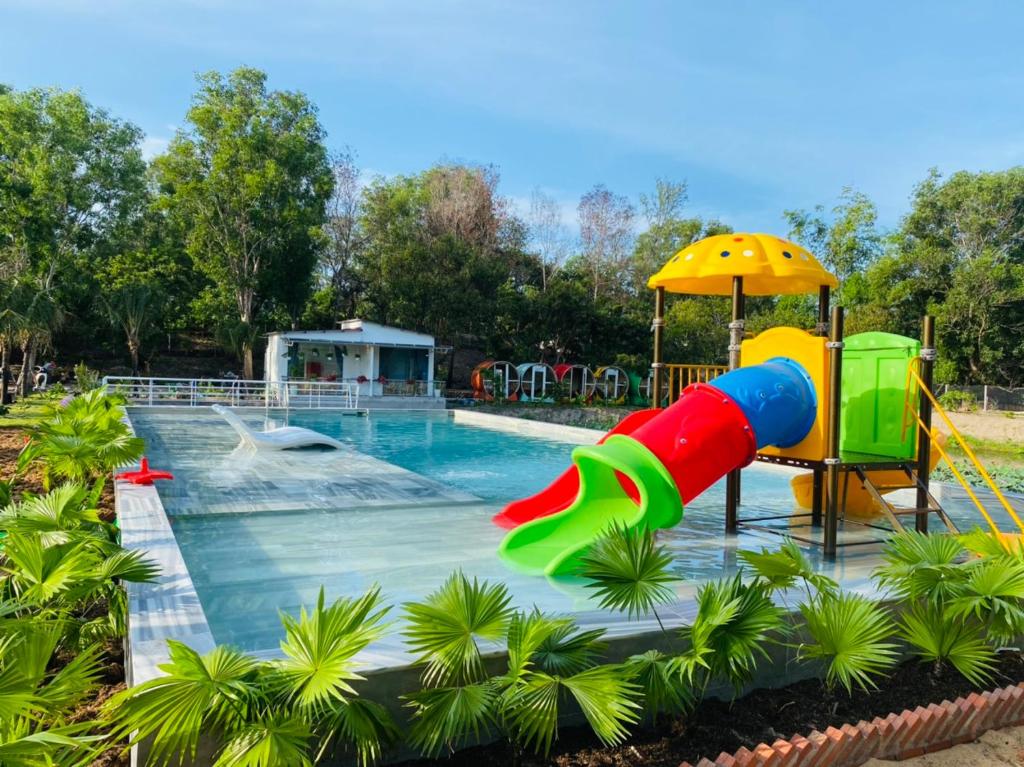 Πισίνα στο ή κοντά στο Farm Ao Sen - Hồ bơi chung