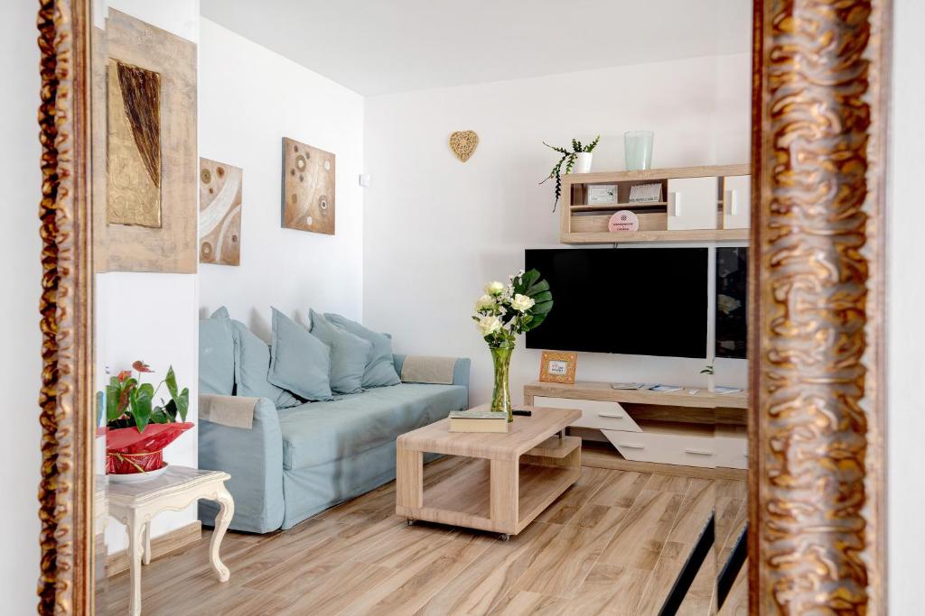 Posezení v ubytování Casa Jardín