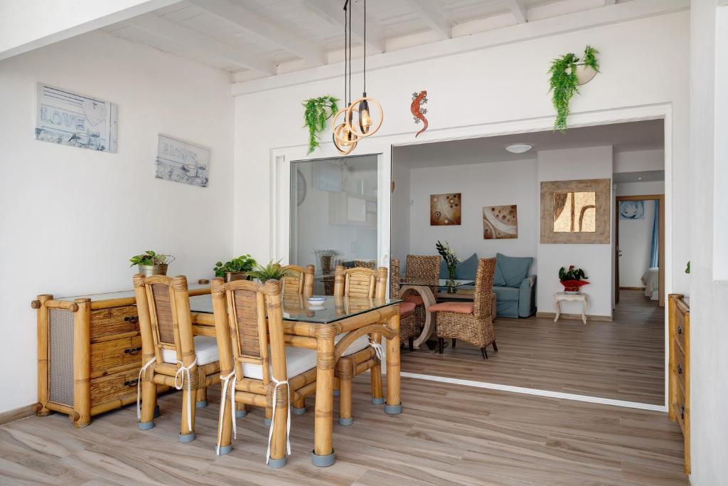Posezení v ubytování Casa Jardín