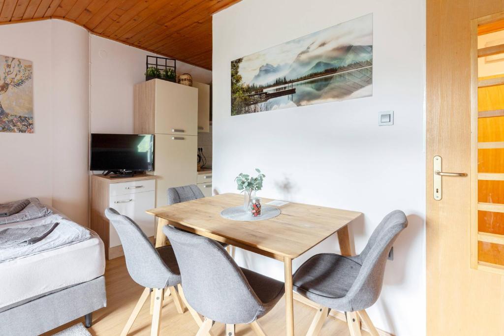 TV a/nebo společenská místnost v ubytování Apartma Alpine Space, Kranjska Gora - Center