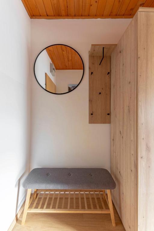 Postel nebo postele na pokoji v ubytování Apartma Alpine Space, Kranjska Gora - Center