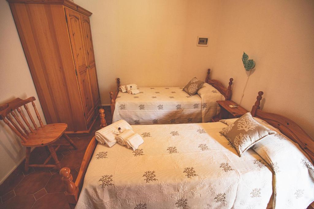 Letto o letti in una camera di Turismo Rurale CUDACCIOLU