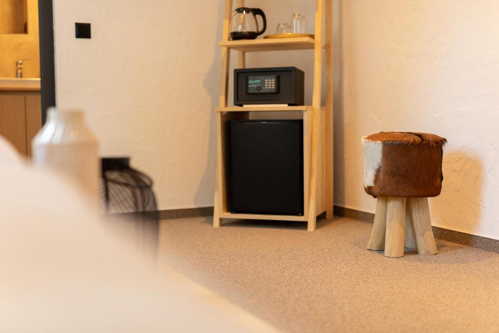 Kuchyň nebo kuchyňský kout v ubytování VILLA BASAMAK