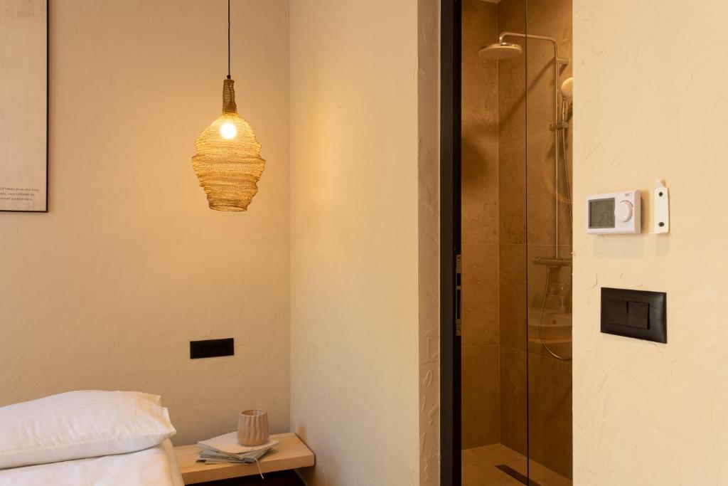 Postel nebo postele na pokoji v ubytování VILLA BASAMAK