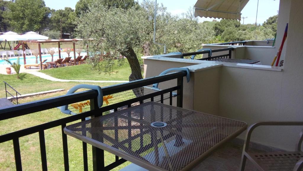 A balcony or terrace at Top Studios