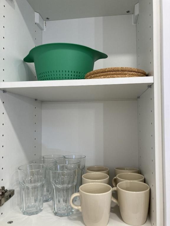 A kitchen or kitchenette at Bravo Murillo Apartments