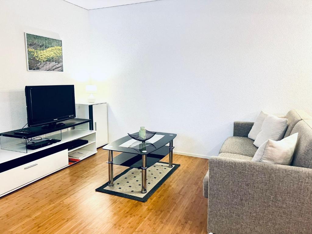 TV a/nebo společenská místnost v ubytování Gauencenter EG - CharmingStay