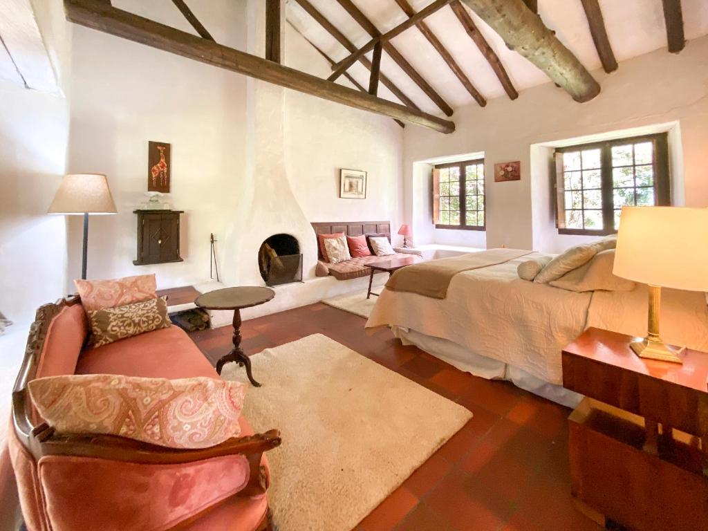 Posezení v ubytování Hotel Hacienda Baza