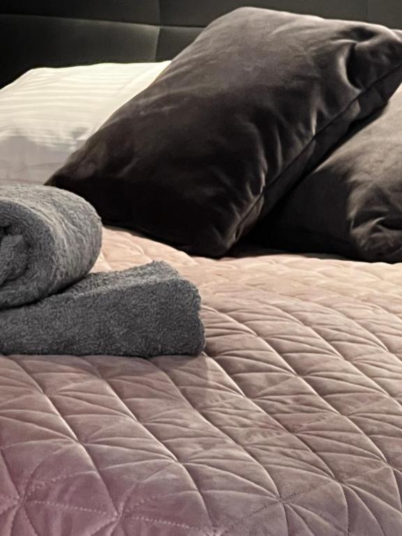 Posteľ alebo postele v izbe v ubytovaní “ApartCalm - like at Home” – close to Subway