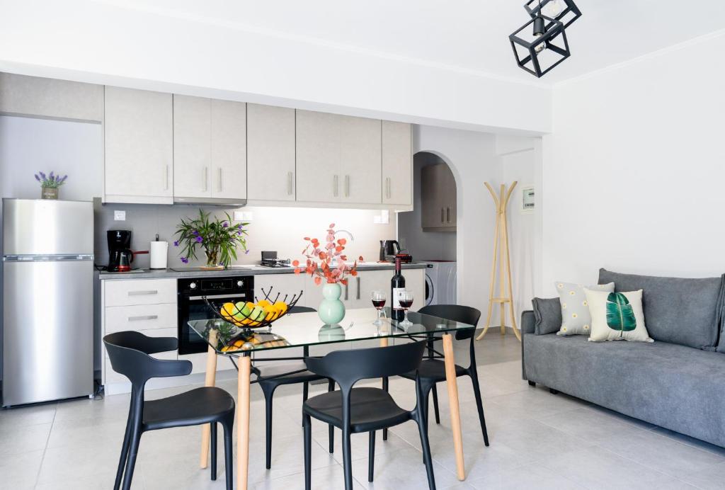 Η κουζίνα ή μικρή κουζίνα στο Peter's cozy home