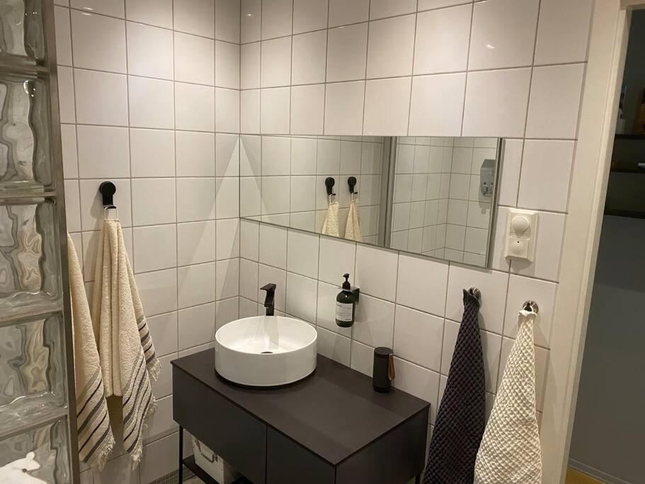 Koupelna v ubytování Leilighet i hjertet av Sunnmøre!