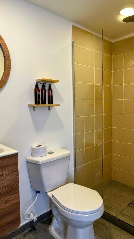 Koupelna v ubytování Poblado Luum Boutique hotel