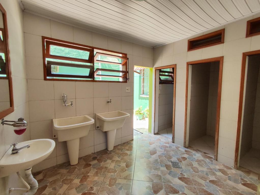 Koupelna v ubytování Hostel Manaus