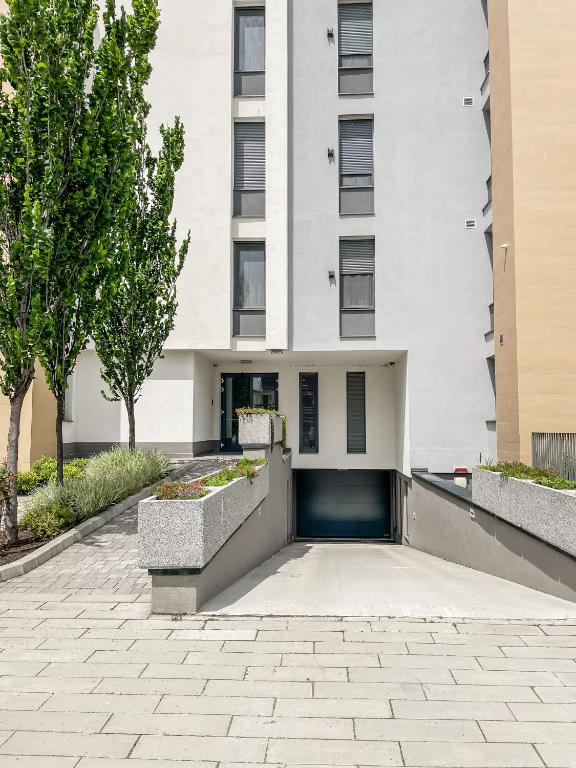 Budynek, w którym mieści się apartament