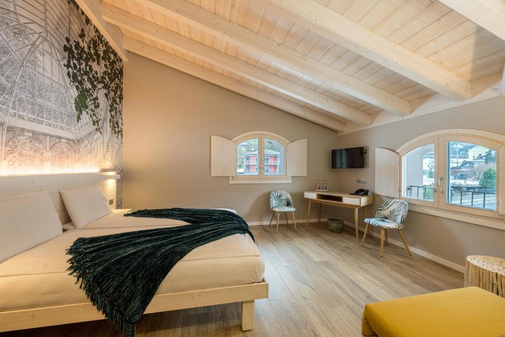 Postel nebo postele na pokoji v ubytování Bianco Hotel