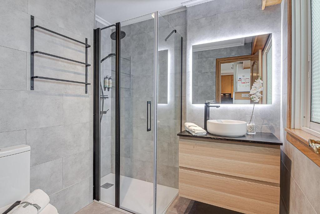 Koupelna v ubytování San Amaro Beach 1 by TheBlueWaveApartments com