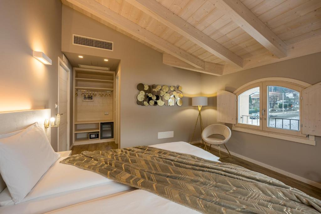 Postel nebo postele na pokoji v ubytování Bianco Hotel