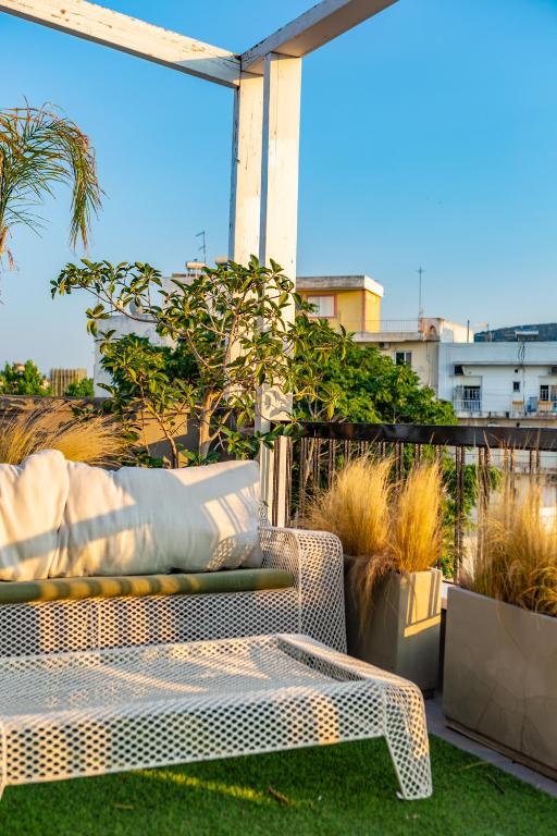 Zahrada ubytování Panorama Loft