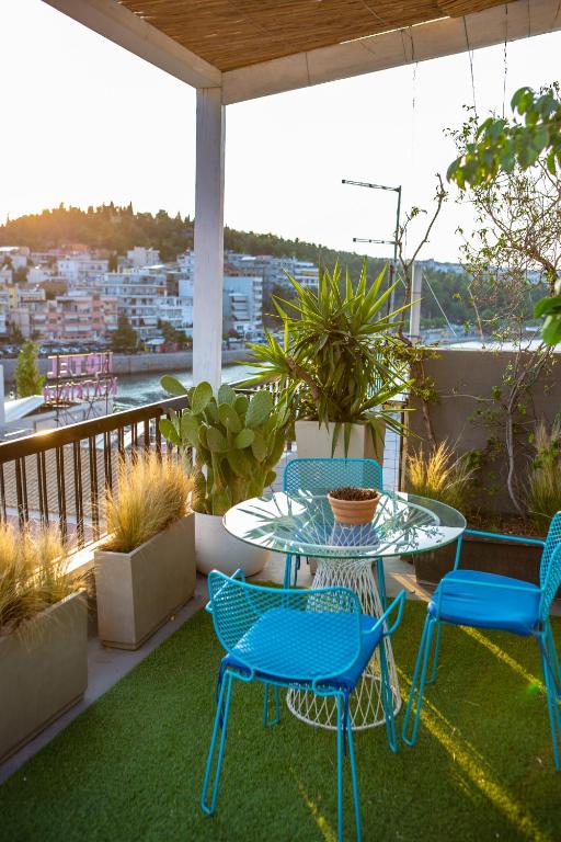Balkón nebo terasa v ubytování Panorama Loft